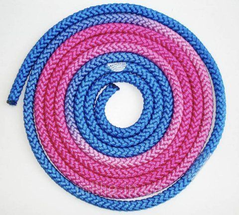 Скакалка для художньої гімнастики Pastorelli Patrasso/ F.I.G. Approved/ 3 м/ Колір:Blu-Fuxia-Rosa 286 фото