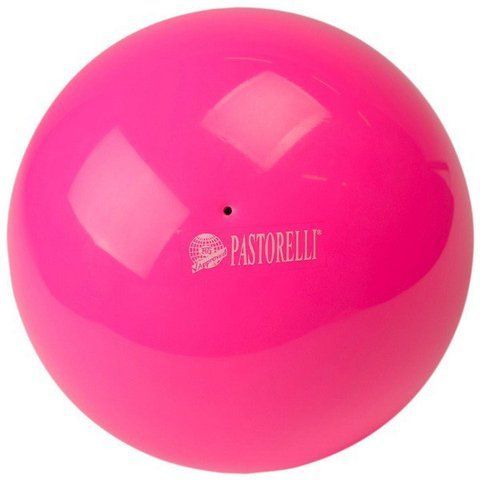 М'яч для художньої гімнастики Pastorelli 16 см/Рожевий 00230 фото