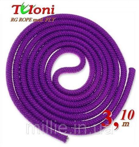 Скакалка для художньої гімнастики Tuloni Fly/Purple T0197 фото
