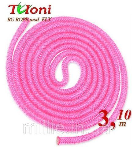Скакалка для художньої гімнастики Tuloni Fly/Light Pink T0295 фото