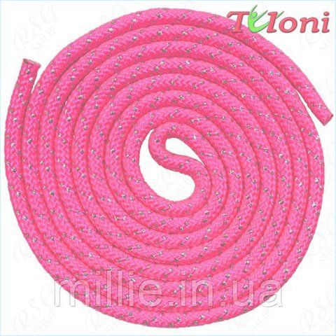 Скакалка для художньої гімнастики Tuloni/3,1 м/ Колір: Fuchsia T0992 фото
