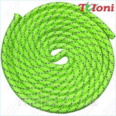 Скакалка для художньої гімнастики Tuloni/3,1 м/ Колір: Lime-Green T1127 фото