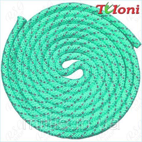 Скакалка для художньої гімнастики Tuloni/3,1 м/ Колір: Aquamarine T1128 фото
