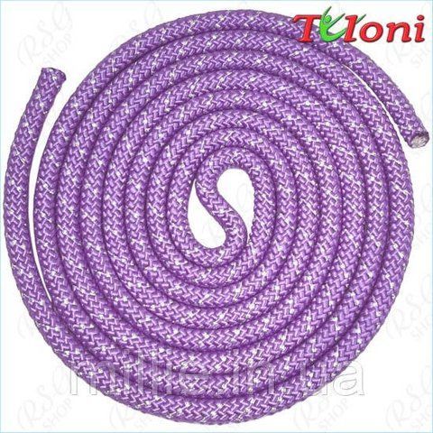 Скакалка для художньої гімнастики Tuloni/3,1 м/ Колір: Lilac T1129 фото